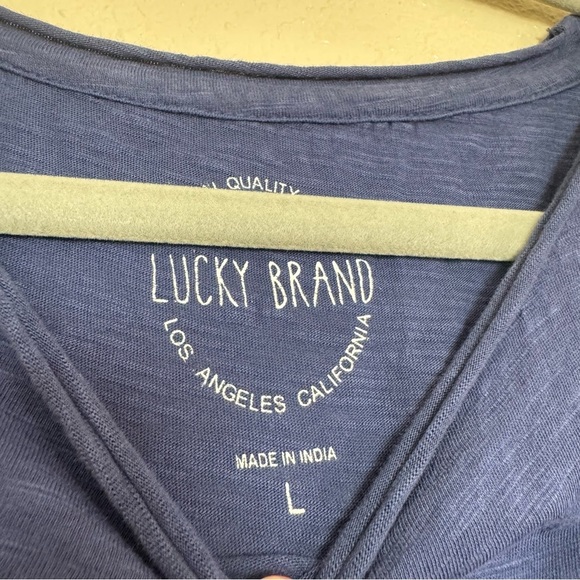 Lucky Brand Embroidery and Sequin Rug American Flag Tank - Picture 4 of 6